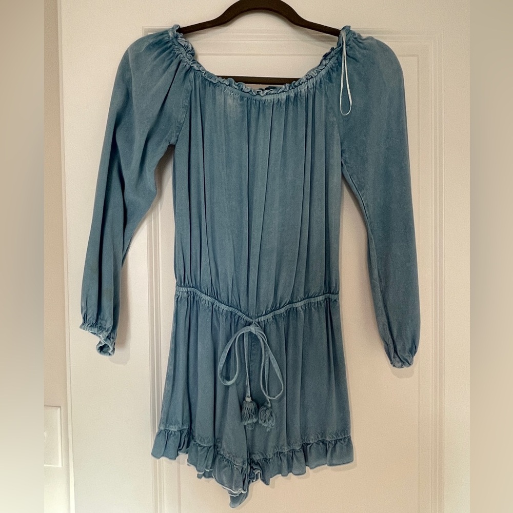 Blue/denim Long Sleeve romper